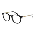 Polaroid black polyester glasses frames with clear lenses, stylish eyewear for everyday wear