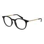 Polaroid black polyester glasses frames with clear lenses, stylish eyewear for everyday wear
