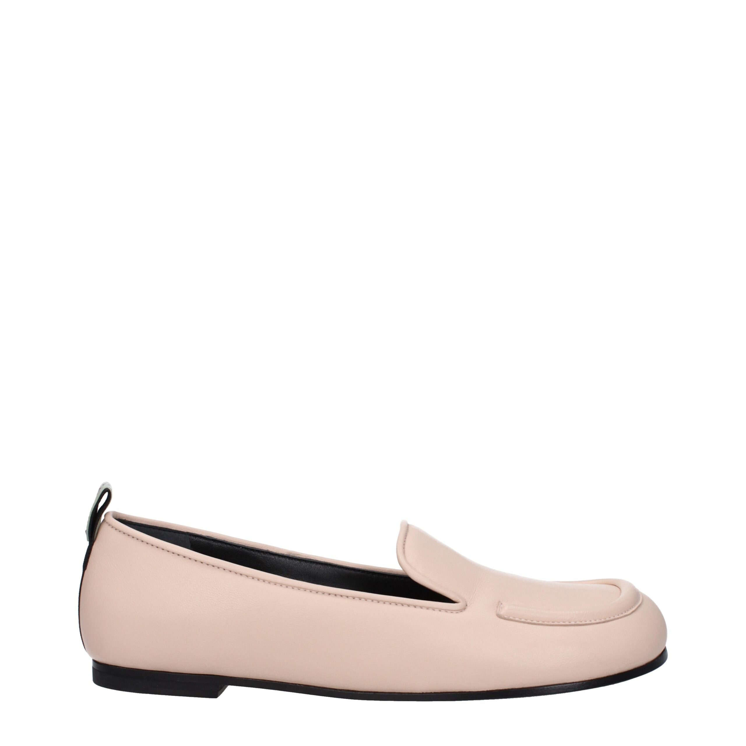 Premiata Pink Leather Slip-On Loafers Premiata
