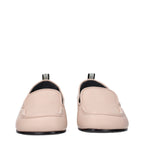 Premiata Pink Leather Slip-On Loafers Premiata