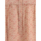 Kristina Ti Light Pink Silk Pattern Shirt