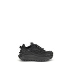 Moncler Black Calf Leather Bos Taurus Athletic Sneakers Moncler