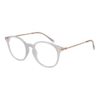 Polaroid white polyamide glasses frames with clear lenses, lightweight and stylish for everyday wear.