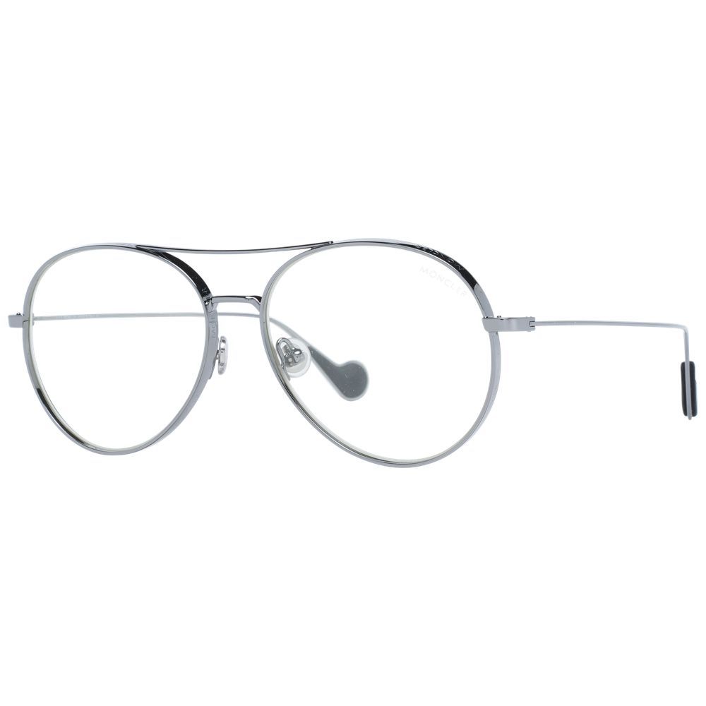 Moncler Gray Metal Glasses Frames