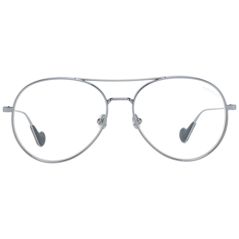 Moncler Gray Metal Glasses Frames