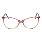 Andy Wolf pink acetate glasses frames with sleek design and clear lenses, showcasing modern eyewear style.