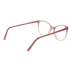 Pink acetate glasses frames by Andy Wolf with sleek design and clear lenses, stylish eyewear for modern fashion.