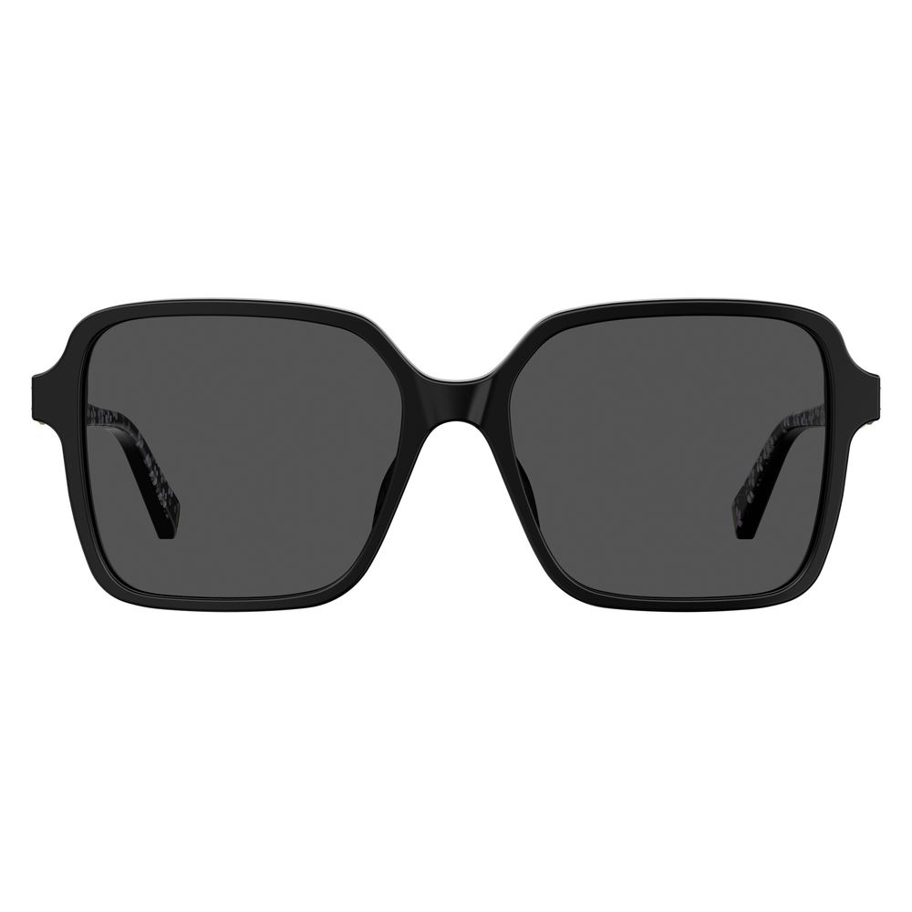 Love Moschino Black Acetate Sunglasses Love Moschino