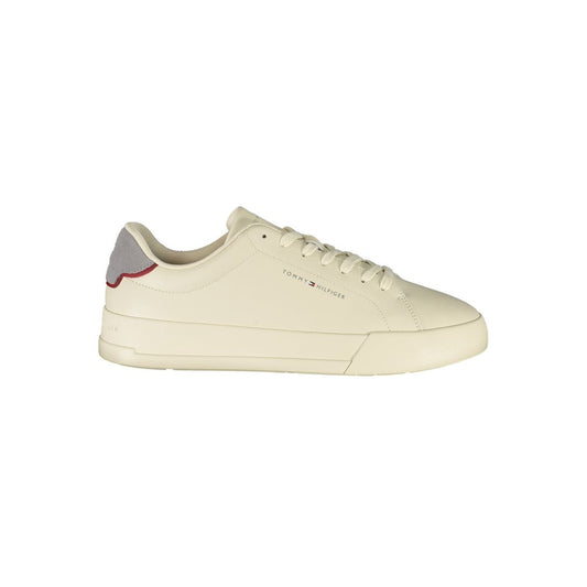 Tommy Hilfiger Beige Polyurethane Men Sneaker Tommy Hilfiger