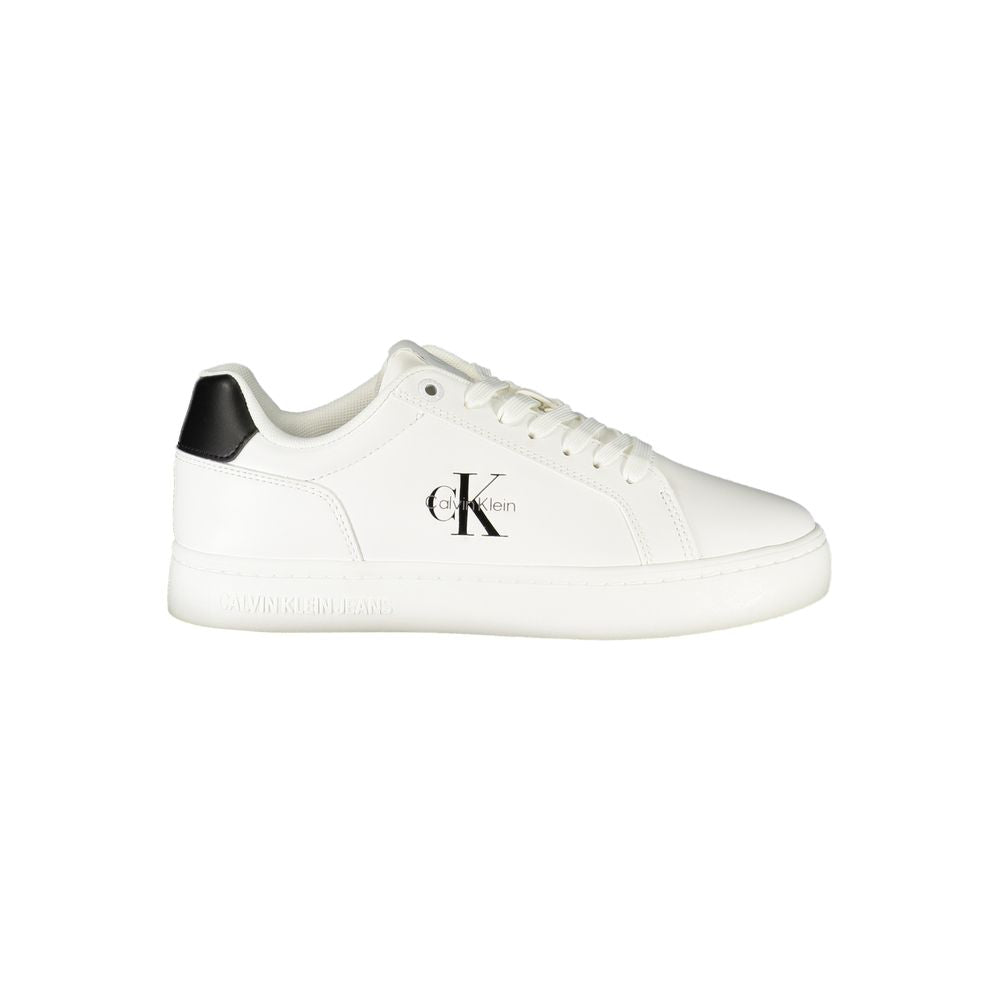 Calvin Klein Bianco Polyurethane Women Sneaker Calvin Klein