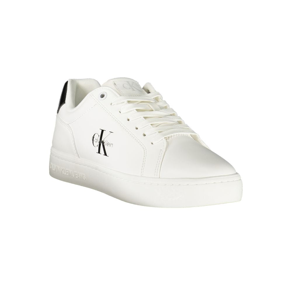 Calvin Klein Bianco Polyurethane Women Sneaker Calvin Klein