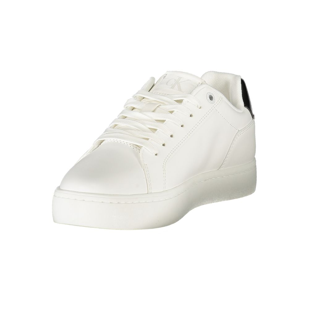 Calvin Klein Bianco Polyurethane Women Sneaker Calvin Klein