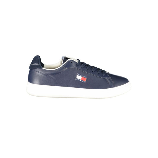 Tommy Hilfiger Blue Polyurethane Men Sneaker Tommy Hilfiger