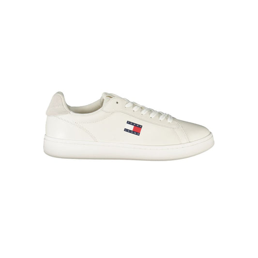 Tommy Hilfiger Bianco Polyurethane Men Sneaker Tommy Hilfiger