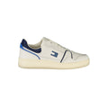 Tommy Hilfiger Bianco Polyurethane men's sneaker with white design and casual lace-up style, featuring brand logo accents.