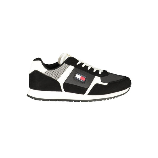 Tommy Hilfiger Black Polyurethane Men Sneaker Tommy Hilfiger