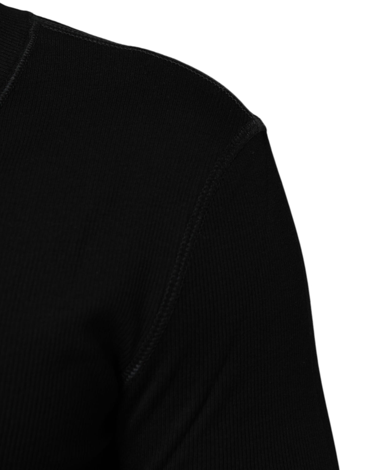 Dolce & Gabbana Black Cotton Button Up Men Cardigan Sweater - Eljoys Fashion 