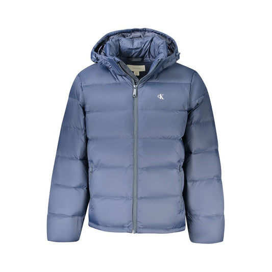 Calvin Klein Blu Poliammide Men's Jacket Calvin Klein
