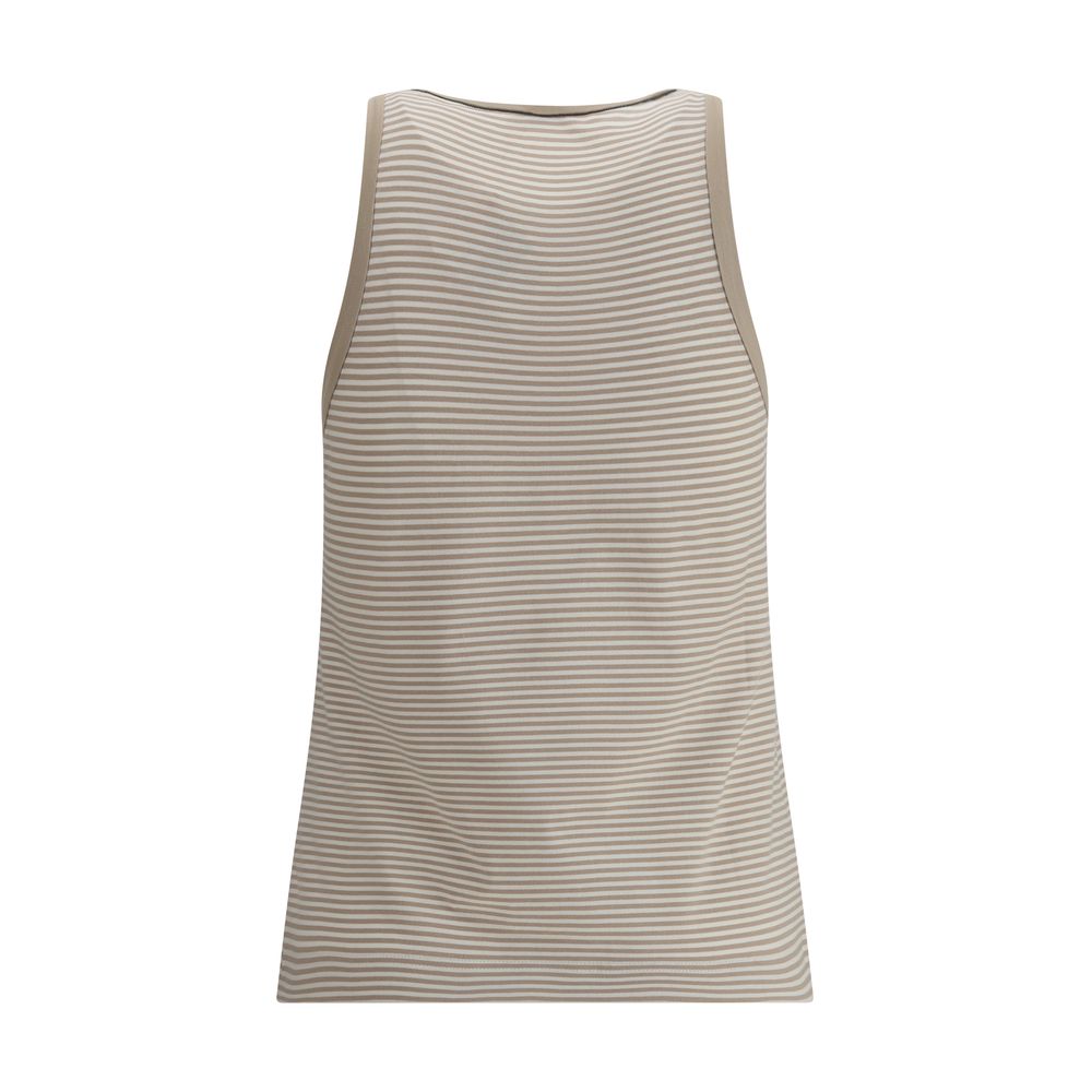 Brunello Cucinelli Striped Tank Top Brunello Cucinelli