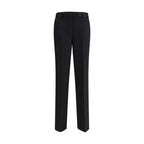 Lardini Black Wool Oves Aries Pants - Eljoys Fashion 