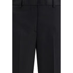 Lardini Black Wool Oves Aries Pants - Eljoys Fashion 