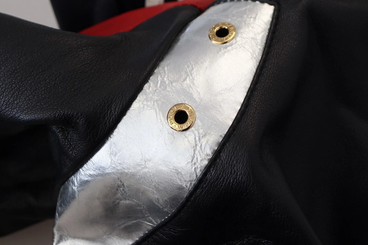 Dolce & Gabbana Black Leather Hooded Blouson Jacket Dolce & Gabbana