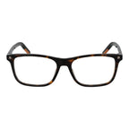 Ermenegildo Zegna brown acetate glasses frames with classic design and sleek finish, suitable for stylish eyewear.