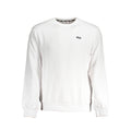 Fila Bianco cotton men's sweatshirt with a classic crew neck and long sleeves, featuring the Fila logo on the chest.