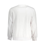 Fila Bianco cotton men's sweatshirt with a classic crewneck and subtle branding, perfect for casual wear.