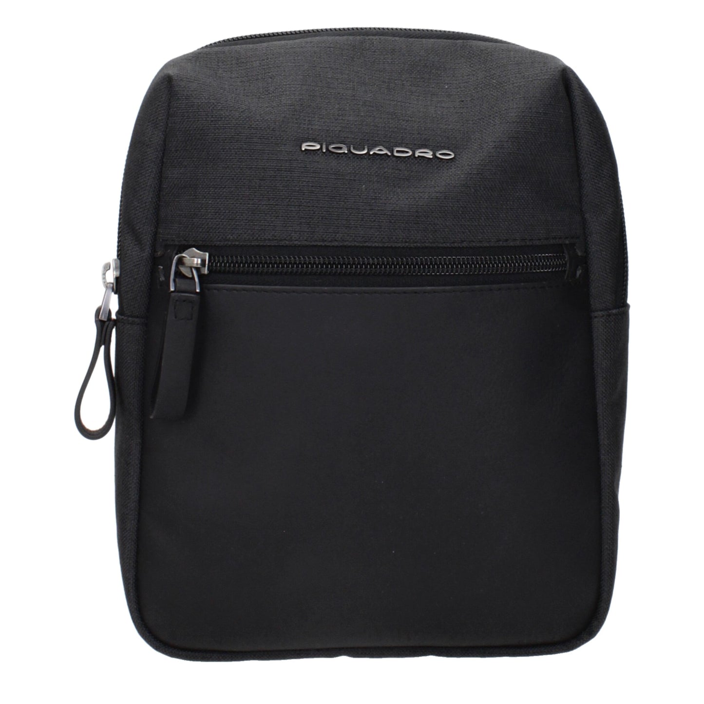 Piquadro Black Fabric Crossbody Bag Piquadro