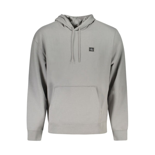 Calvin Klein Grigio Cotton Male Sweatshirt Calvin Klein