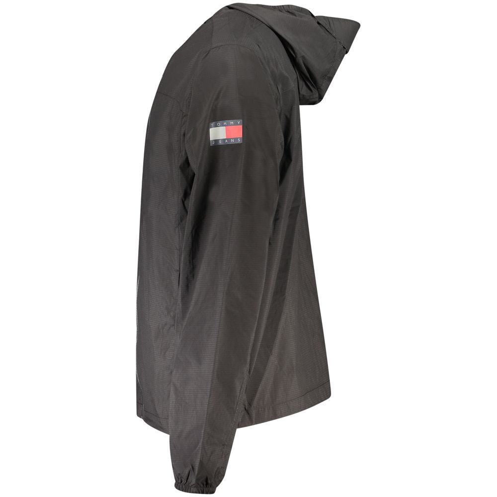 Tommy Hilfiger Black Polyamide Men's Jacket Tommy Hilfiger