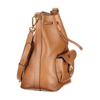 Coccinelle Marrone Leather Women Bucket Bag Coccinelle