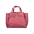 Coccinelle Viola leather women's handbag with sleek design, top handles, and subtle branding, perfect for stylish everyday use.