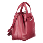 Coccinelle Viola leather women's handbag in black with gold-tone hardware and top handles, stylish and versatile accessory.