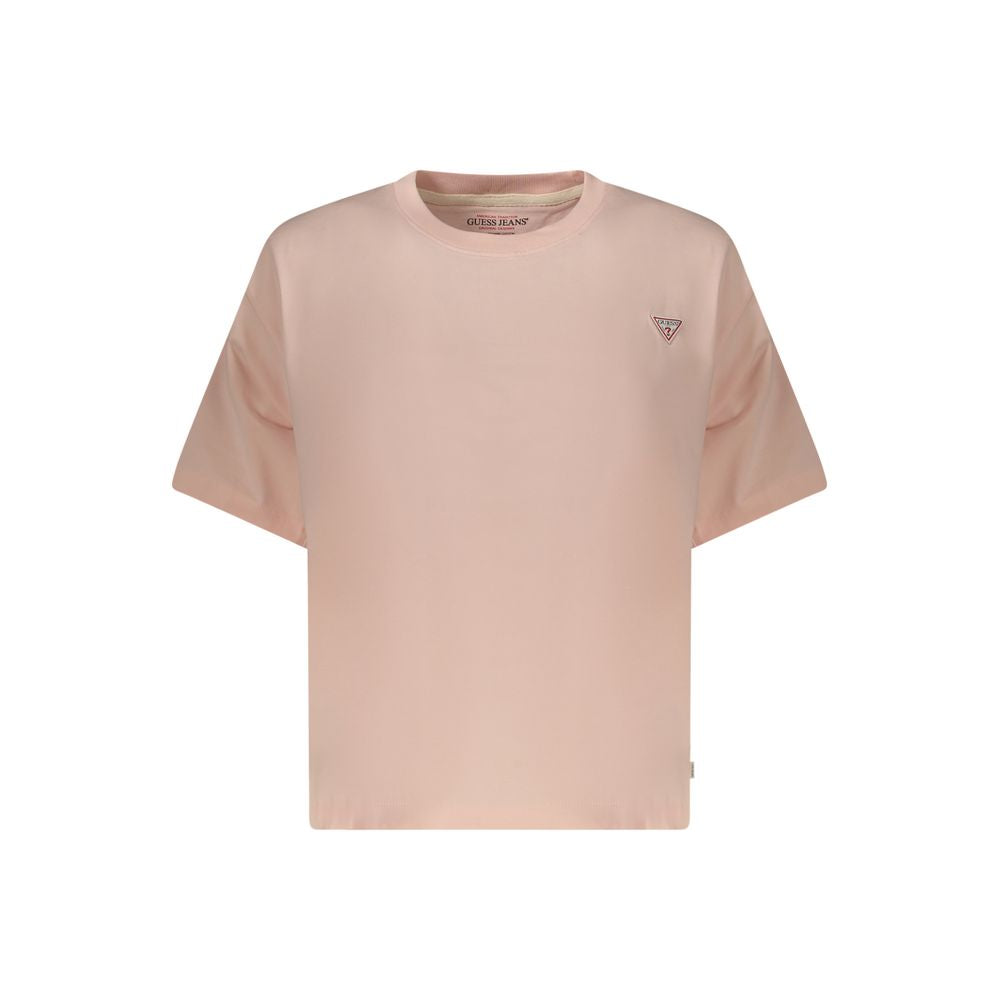 Guess Jeans Rosa Cotton Women T-Shirt Guess Jeans