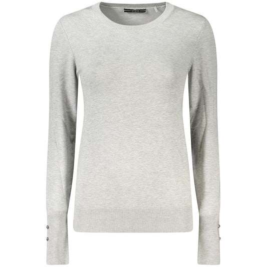 Guess Jeans Grigio Viscosa Women Sweater Guess Jeans