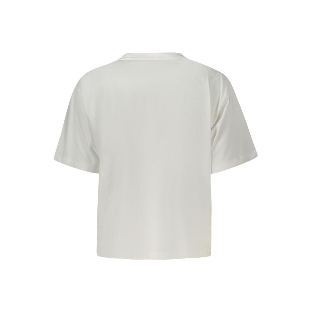 Guess Jeans Bianco Cotton Women T-Shirt Guess Jeans