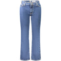 Guess Jeans Blu cotton women’s jeans showing fitted style, classic five-pocket design, and stylish denim fabric.
