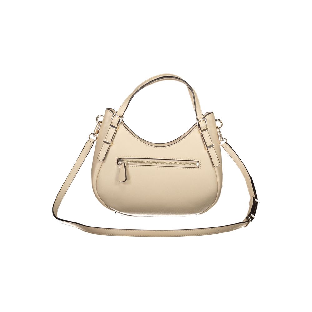 Guess Jeans Beige Polyethylene Women Handbag Guess Jeans