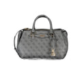 Guess Jeans Nero Poliuretano Women Handbag Guess Jeans