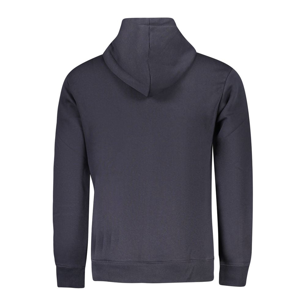 Pepe Jeans blue cotton men's sweatshirt with crew neckline and long sleeves, casual and comfortable for everyday wear.
