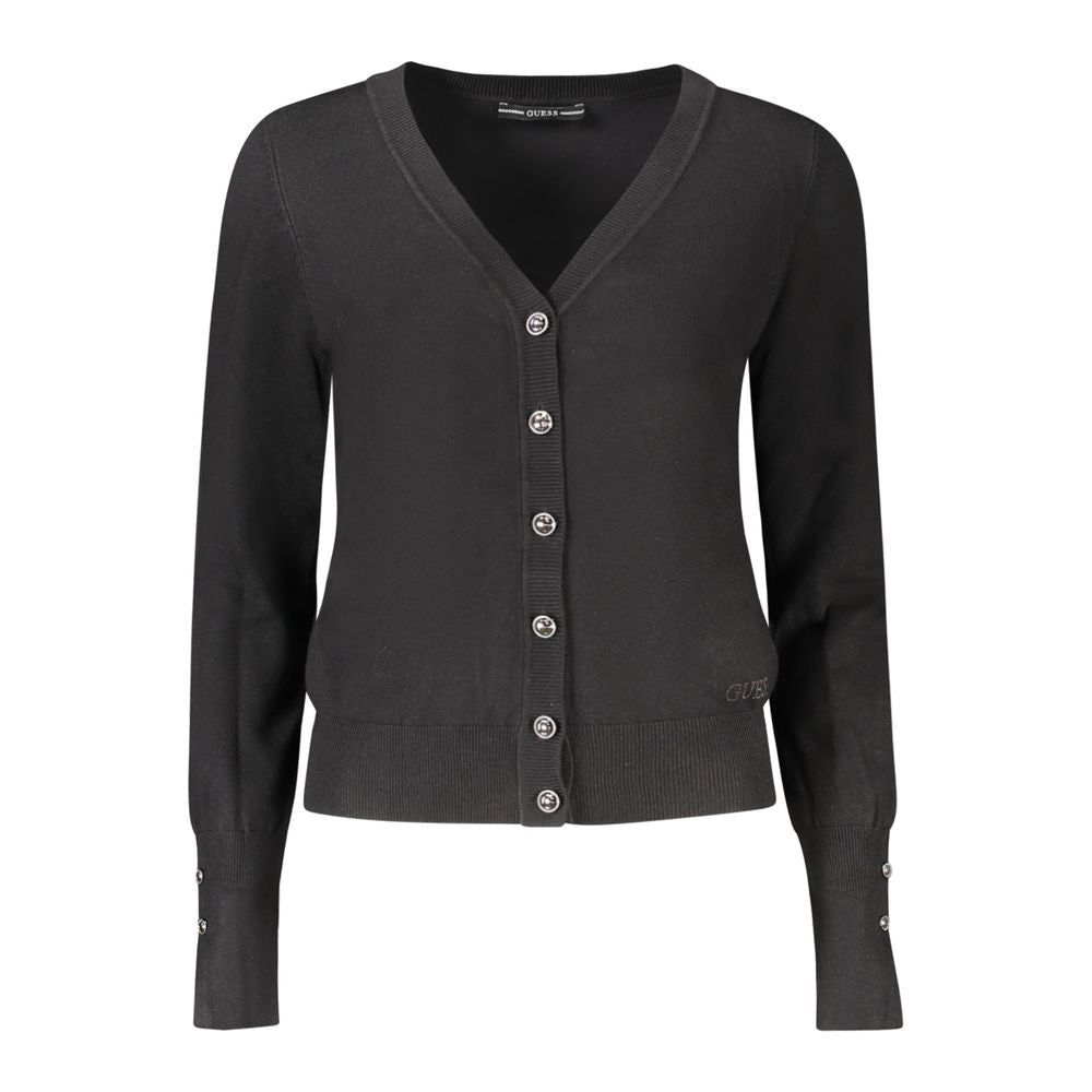 Guess Jeans "Nero Viscosa Donna Cardigan" Guess Jeans