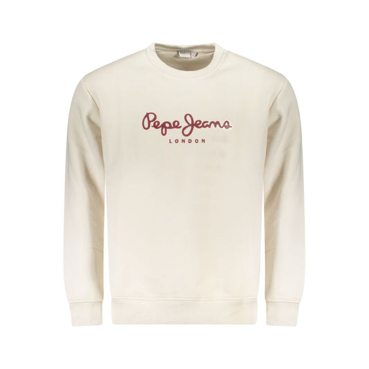 Pepe Jeans Bianco Cotton Men Sweatshirt Pepe Jeans