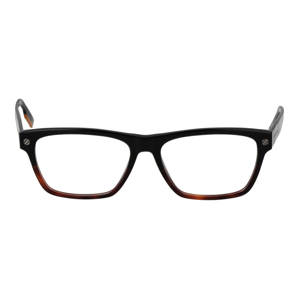 Ermenegildo Zegna Black Acetate Glasses Frames