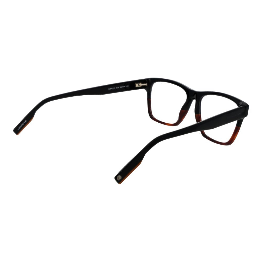 Ermenegildo Zegna Black Acetate Glasses Frames