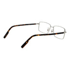 Ermenegildo Zegna silver metal glasses frames with sleek design and clear lenses, stylish eyewear for men.