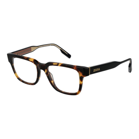 Ermenegildo Zegna Brown Men Glasses Frame