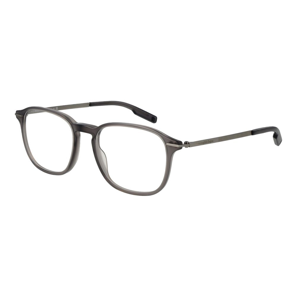 Ermenegildo Zegna Gray Men Glasses Frame