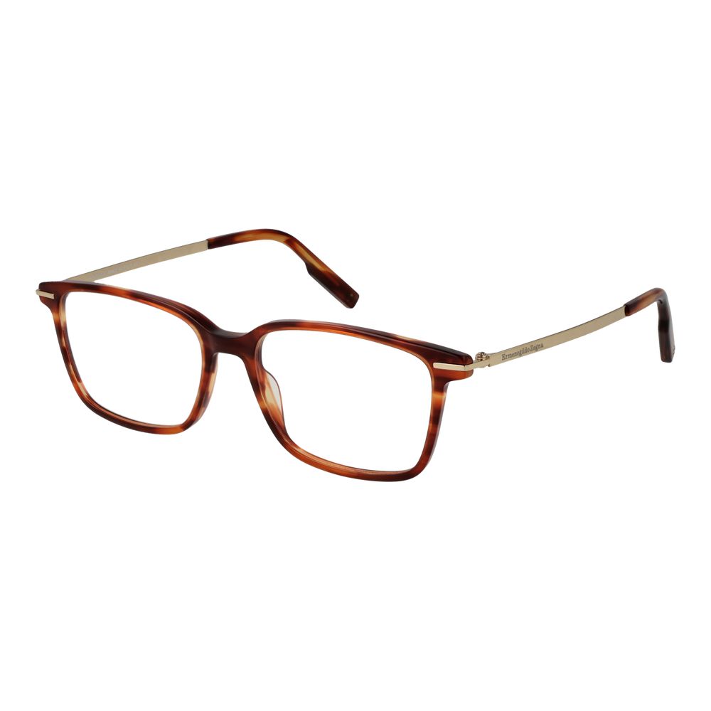 Ermenegildo Zegna Brown Acetate Glasses Frames